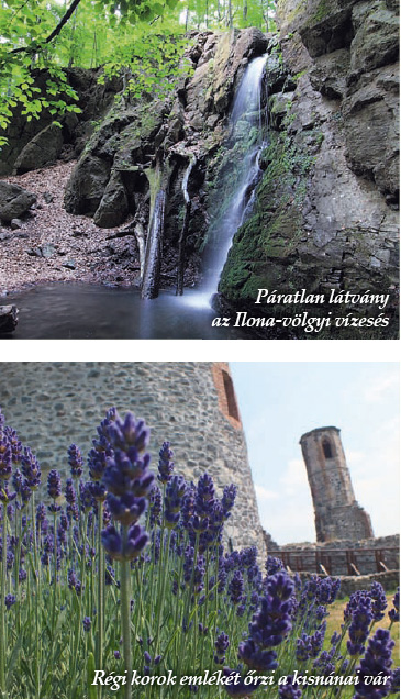 Páratlan látvány az Ilona-völgyi vízesés / Régi korok emlékét őrzi a kisnánai vá
