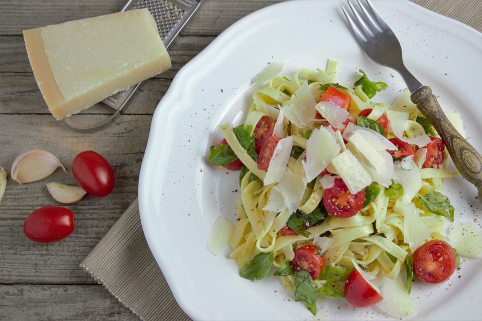 tészta, sajt, parmezán