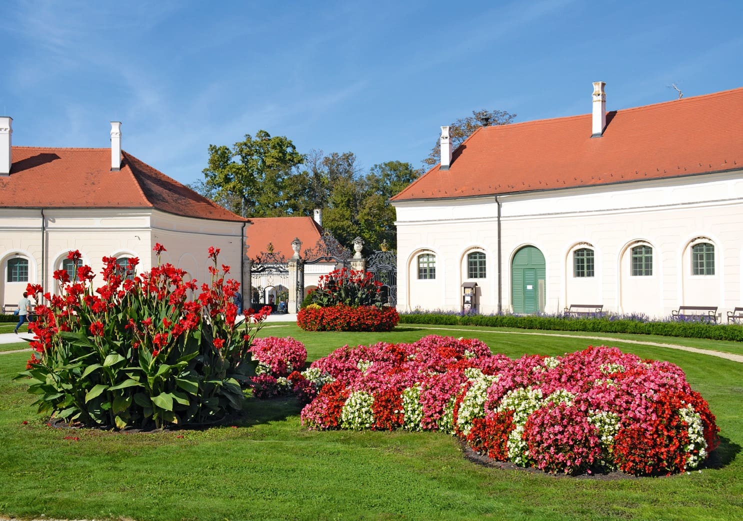 A fertődi Esterházy-kastély kertje