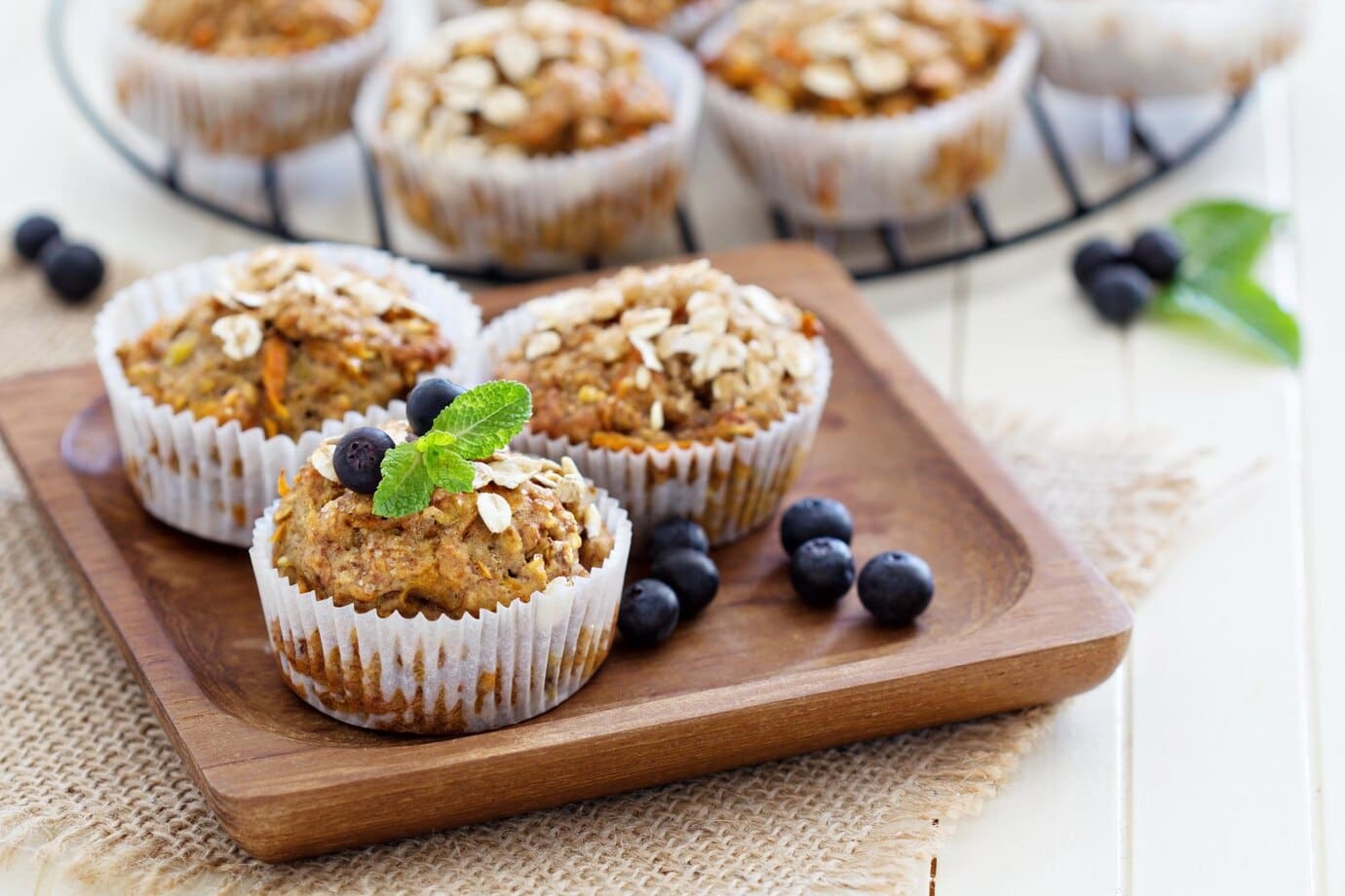 áfonyás muffin, édesség