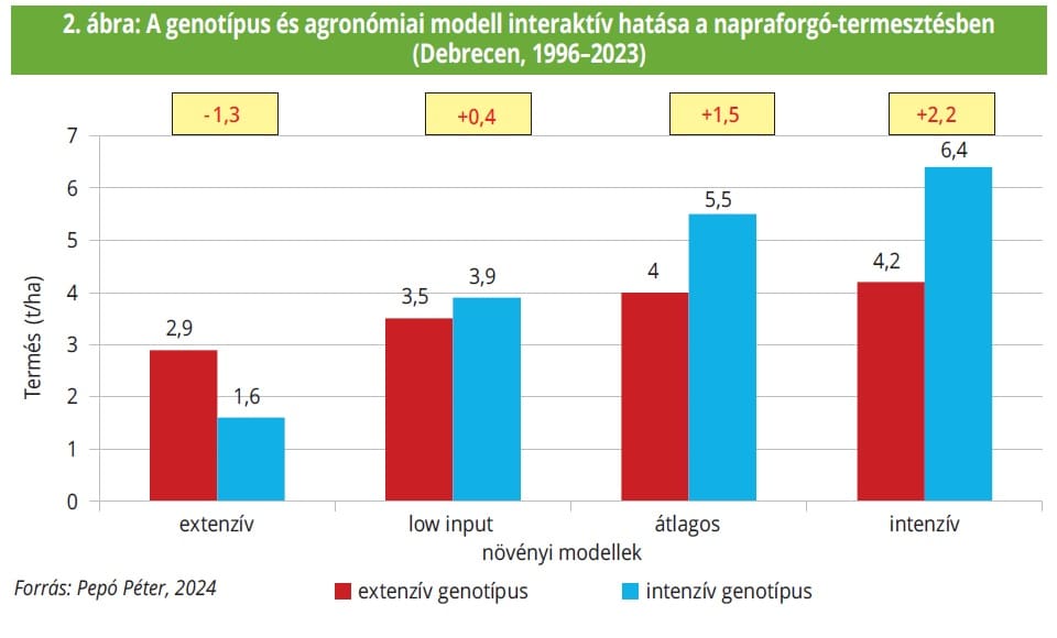 genotípus és agronómiai modell