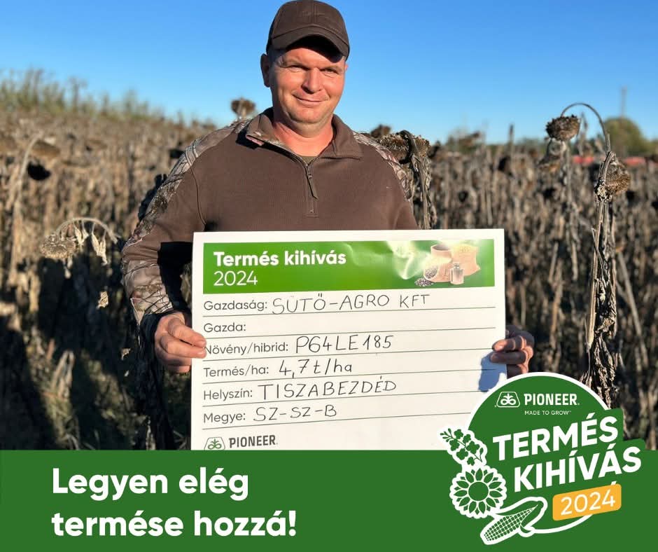 Sütő István, a Szabolcs-Szatmár-Bereg vármegyében található Sütő-Agro Kft. tulajdonosa