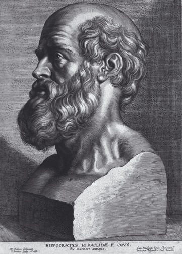 1. kép: Hippokratész szobra (PeterPaul Rubens alkotása 1638-ból)