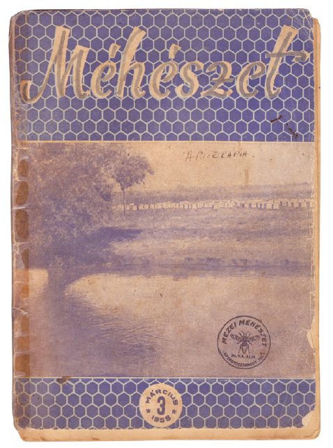 A Méhészet szakfolyóirat Magyarorszá-gon megjelent 1958. február–márciusi lapszámának címlapja