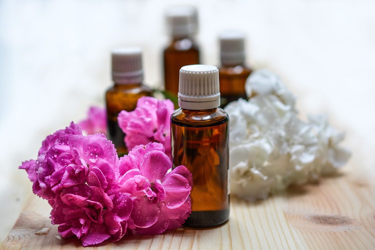 aroma illusztráció virágok