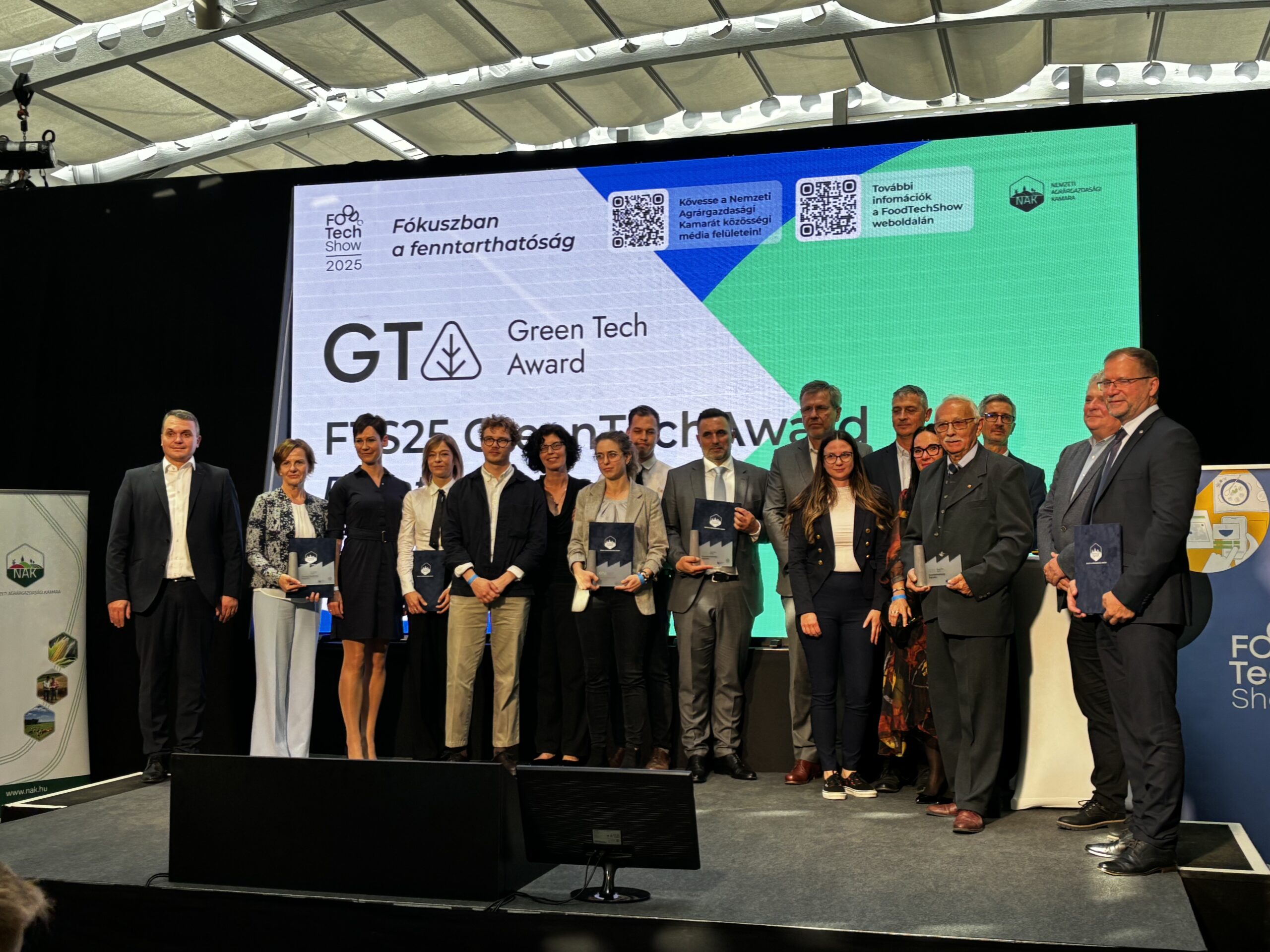FoodTech Award díjkiosztó