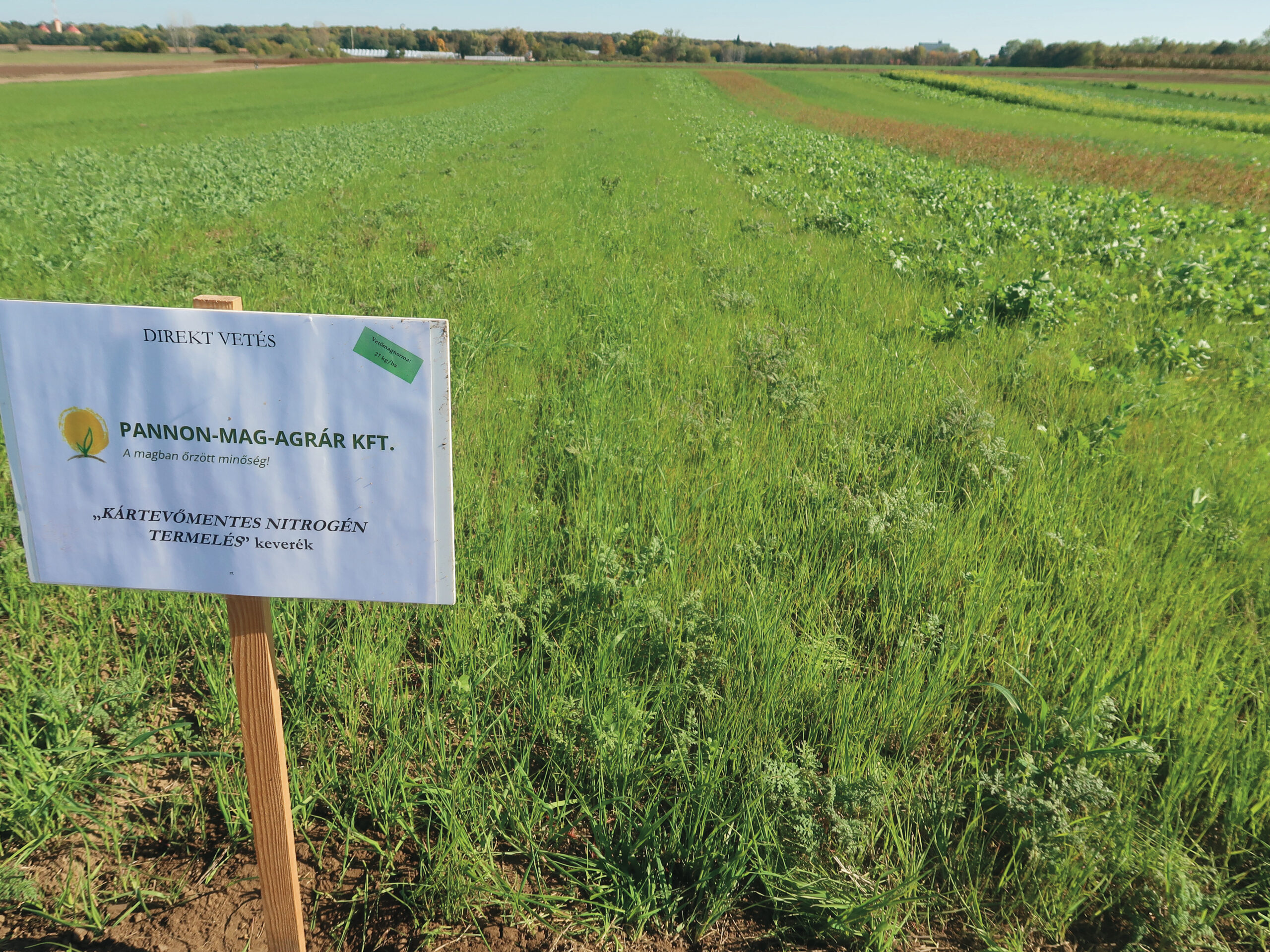 „Kártevőmentes nitrogéntermelés”elnevezésű keverék