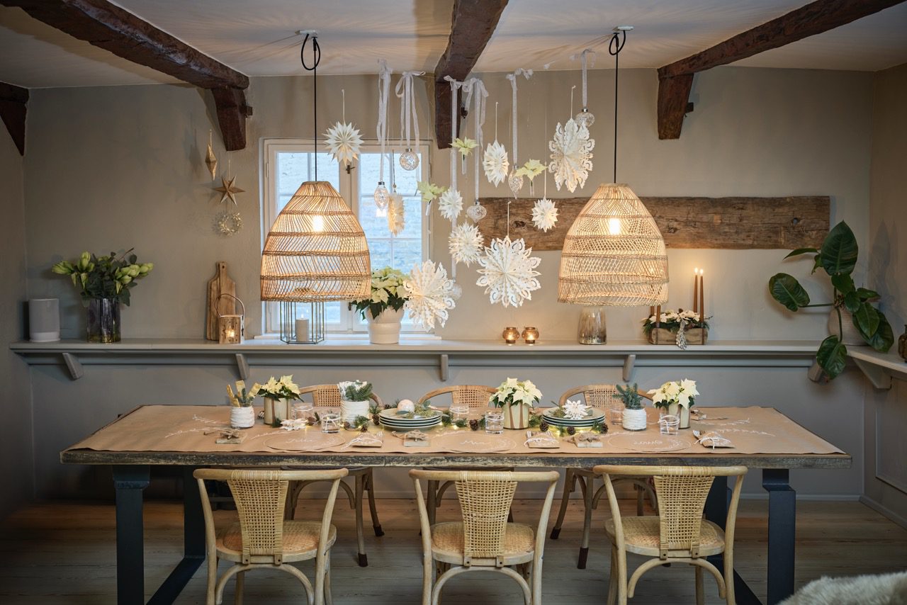 vacsoraasztal dekoráció