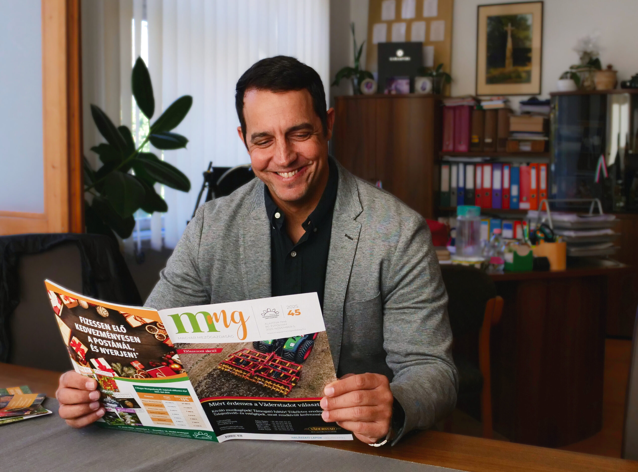 Nagy Ádám, a Nádudvari Kft. ügyvezetője (Fotó: Mizsei Károly)