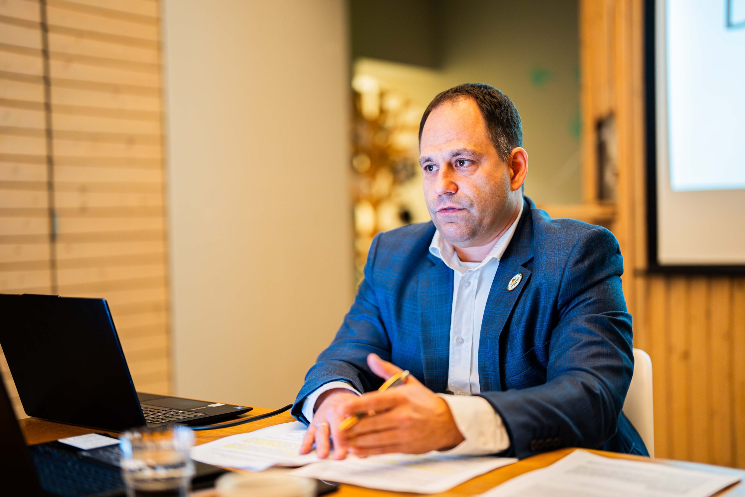 Nagypéter Sándor, a szentesi DélKer TÉSZ elnöke(Fotó: Képszerkesztőség – Berecz Valter