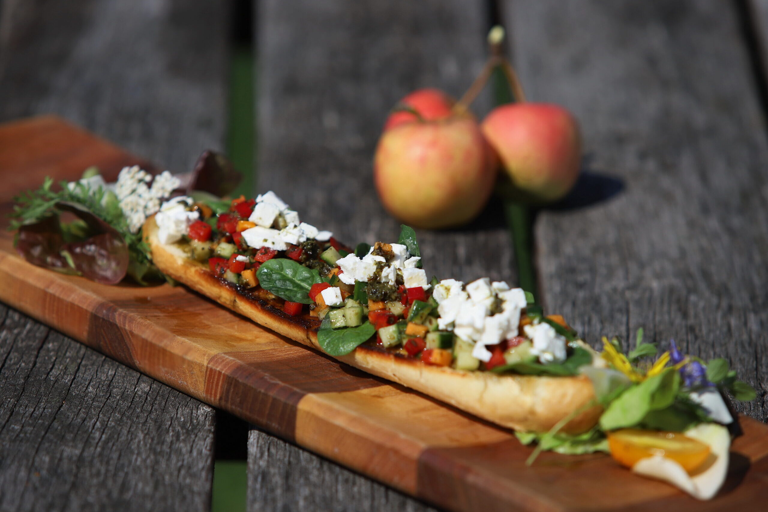 pirítós élelmiszer sajt alma gasztronómia