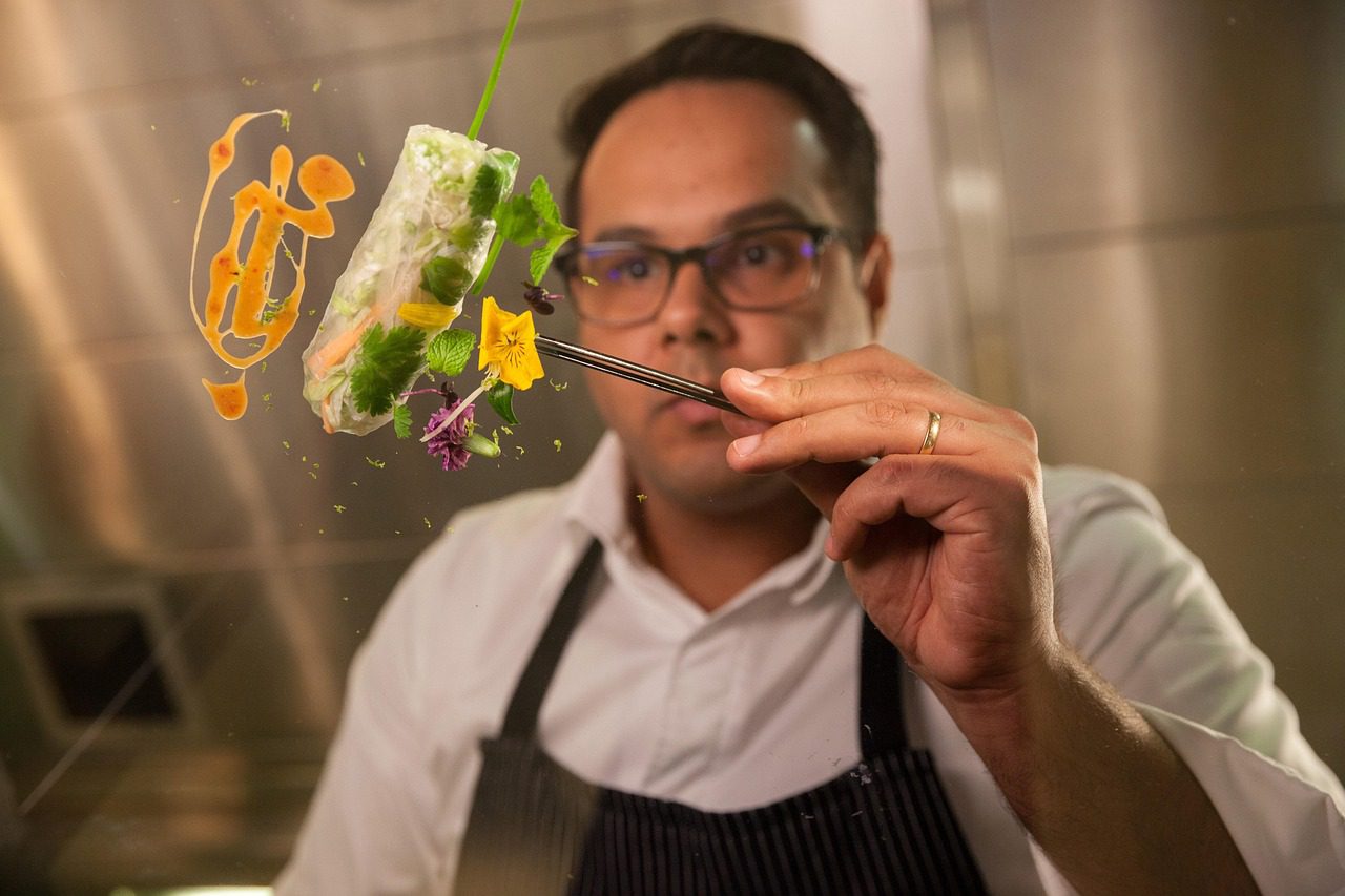 vegán növényi alapú fine dining élelmiszer étterem