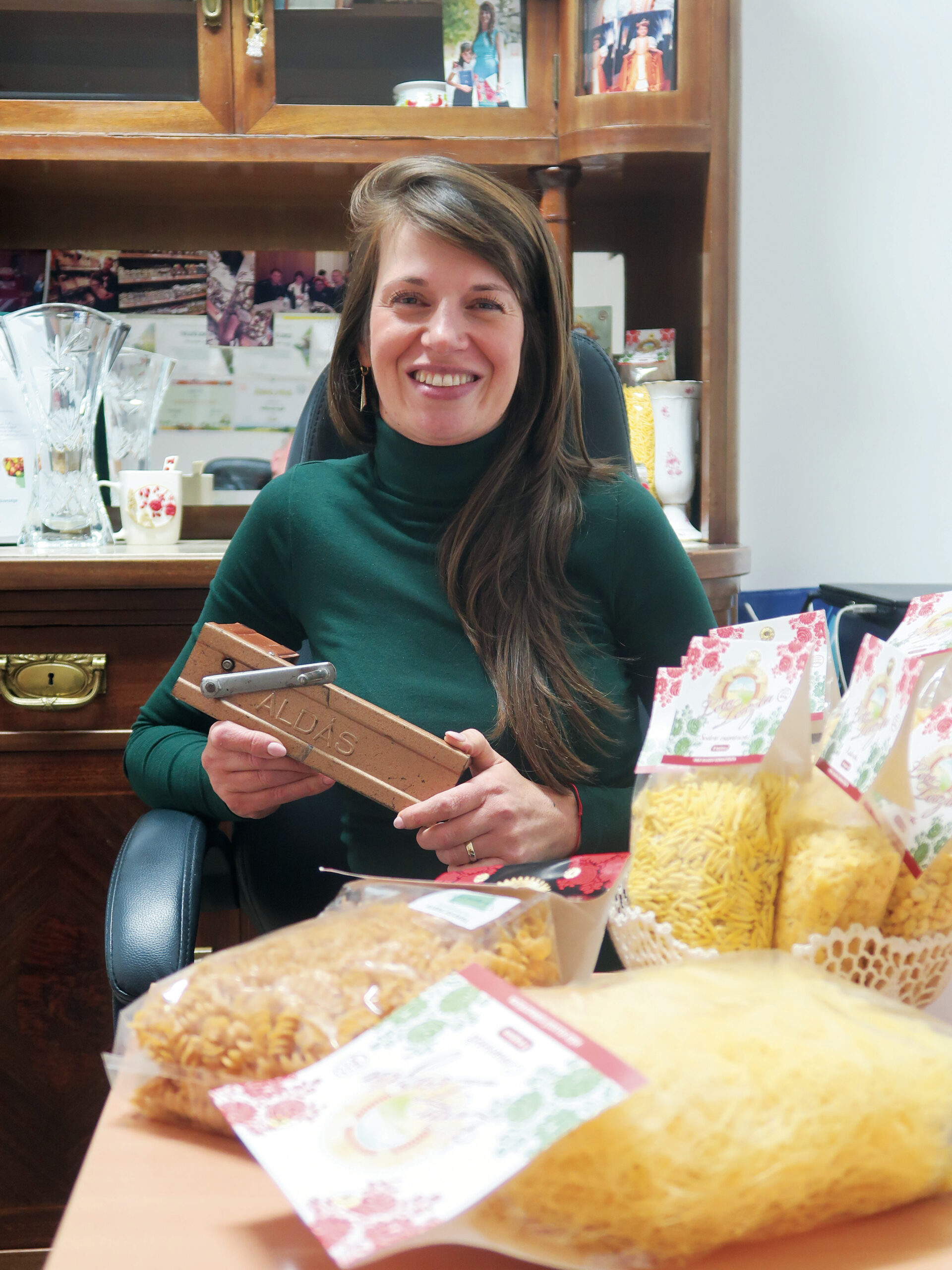 Cérnametélt csigatésztával