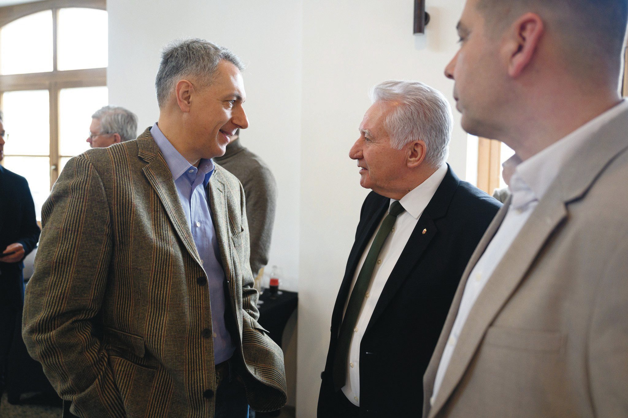 Lázár János és Jakab István a mezőhegyesi konferenciánFotó: Lázár János/Facebook