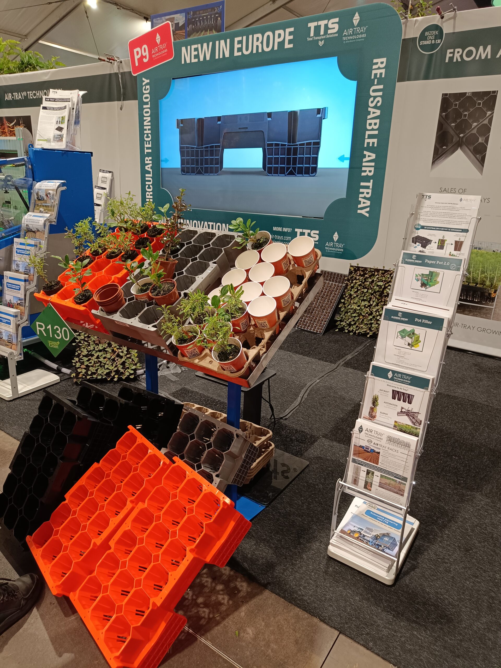 Az 18 Air Tray® a GrootGroen Pluskiállításon mutatkozott be elsőként Európában