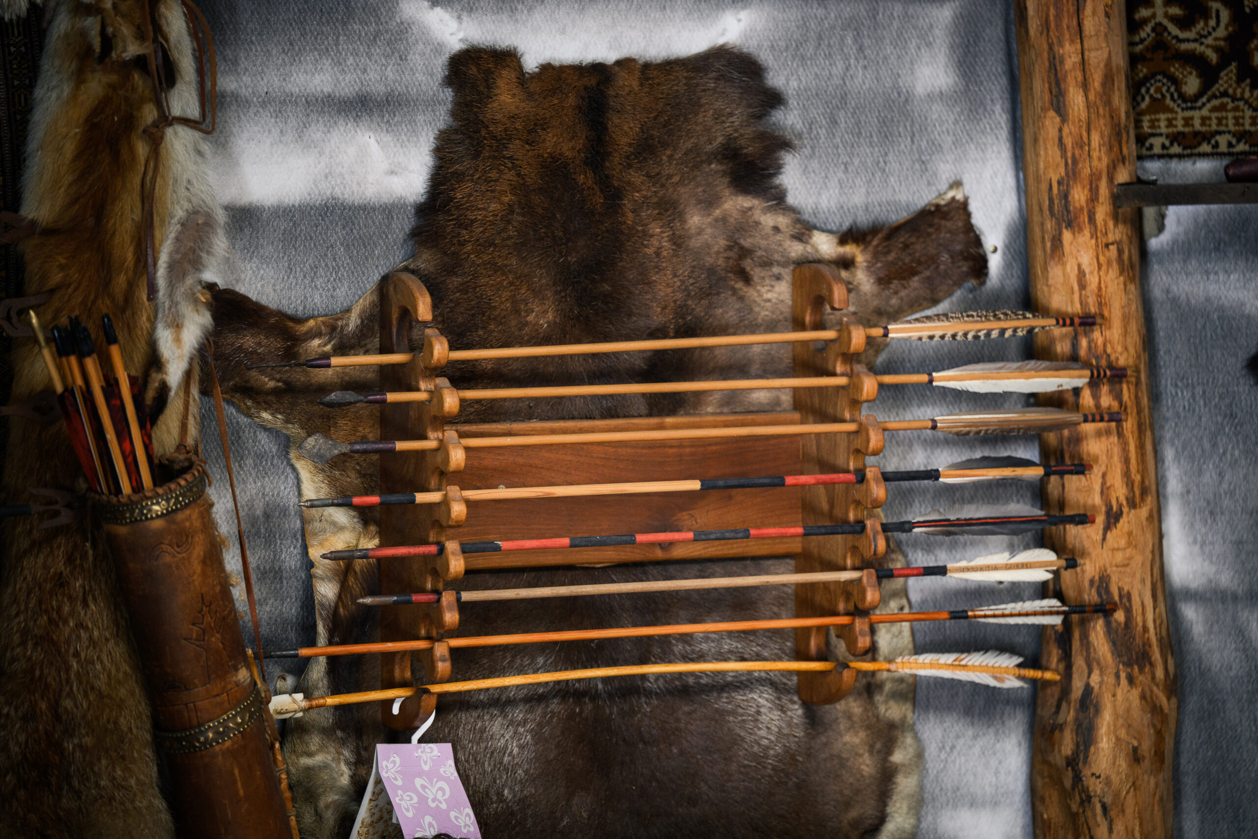 íj bőr vadászat szőrme vad vadállat hagyományőrzés Cziraki Viktor 