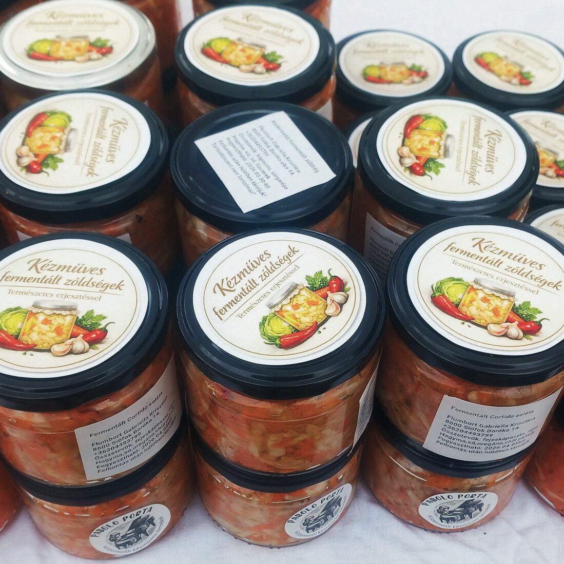 fermentált zöldségek