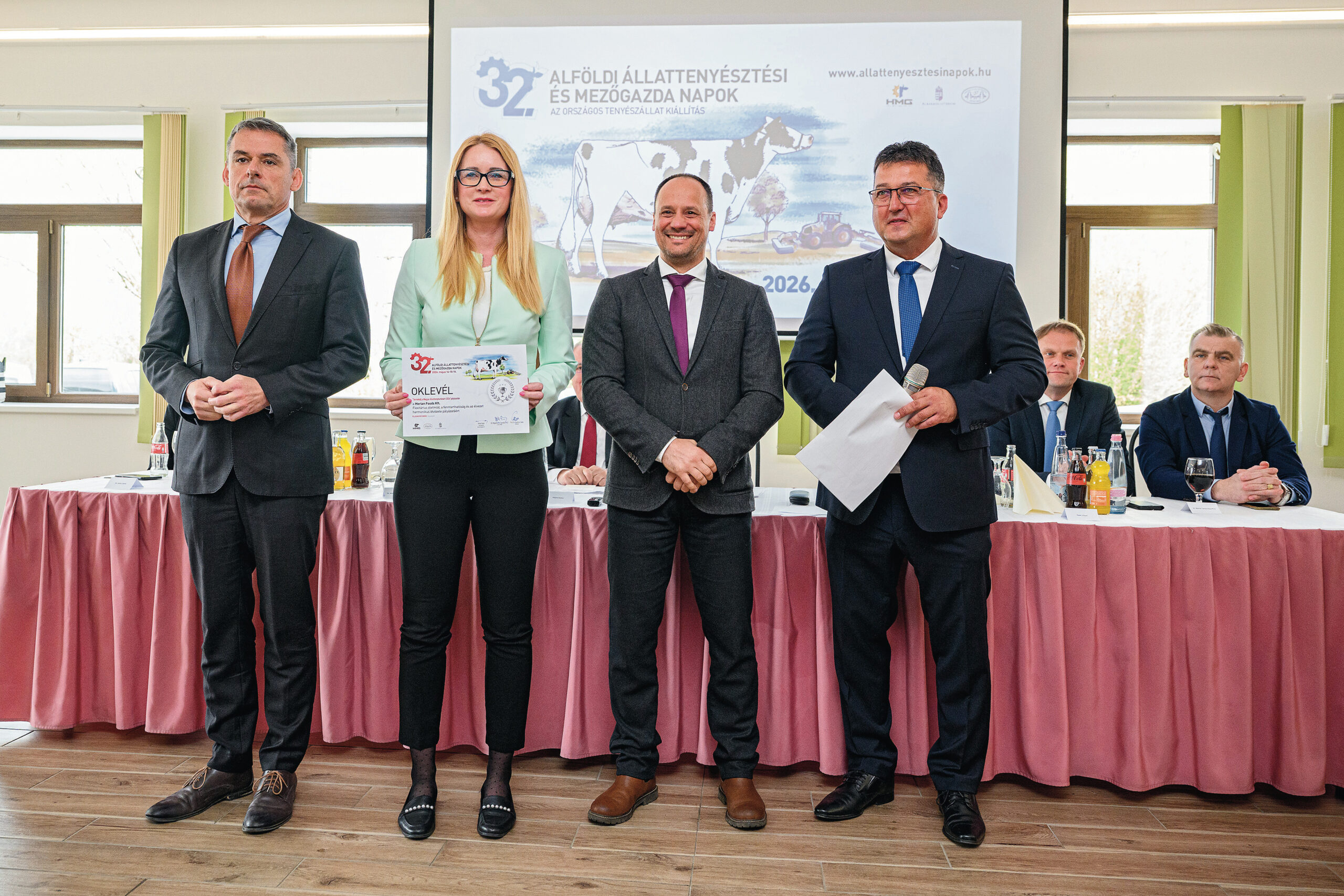 A Merian Foods Kft. elismerő oklevelet kapott a „Flexiteriánus életmód, a fenntarthatóságés az élvezet harmonikus ötvözete” című pályázatáért Hódmezővásárhelyen