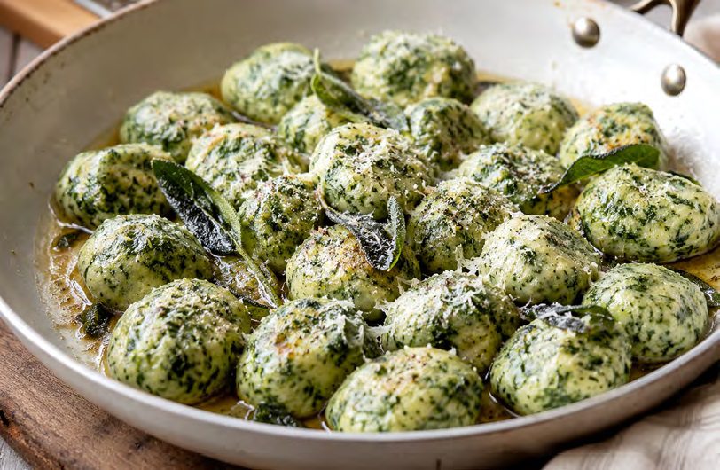 ricottás grudli nokedli gnocchi