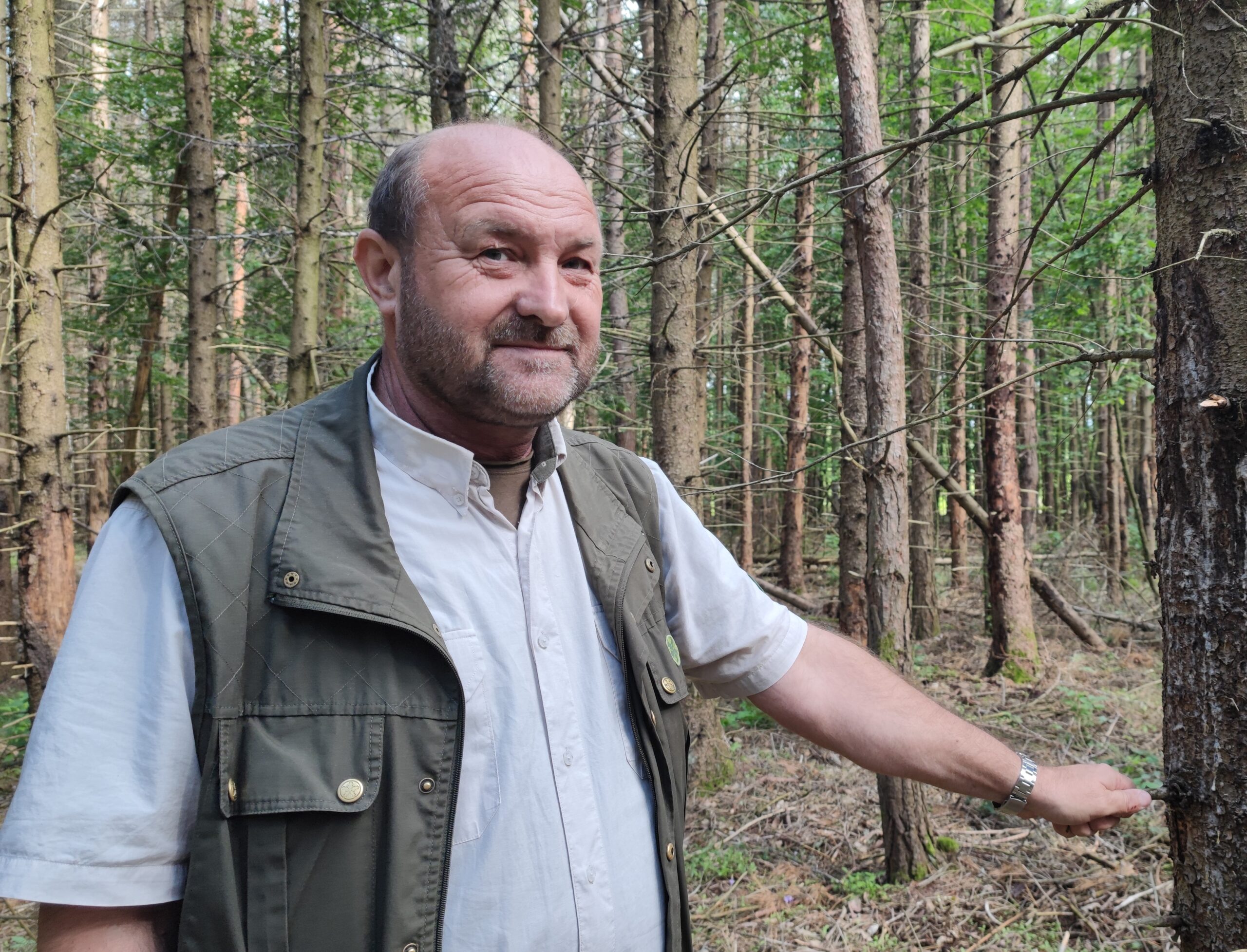 Pandúr Tibor : Az utódoknak ültettem a fákat,nehéz megélni, hogy most nekem kell kivágnom